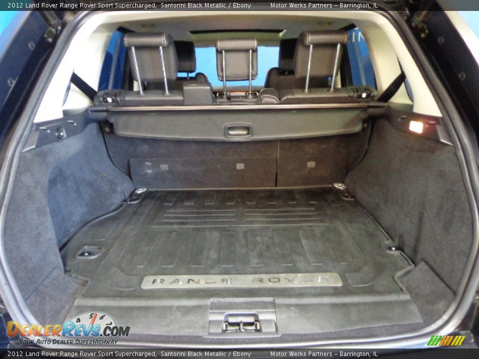 2012 Land Rover Range Rover Sport Supercharged Santorini Black Metallic / Ebony Photo #26