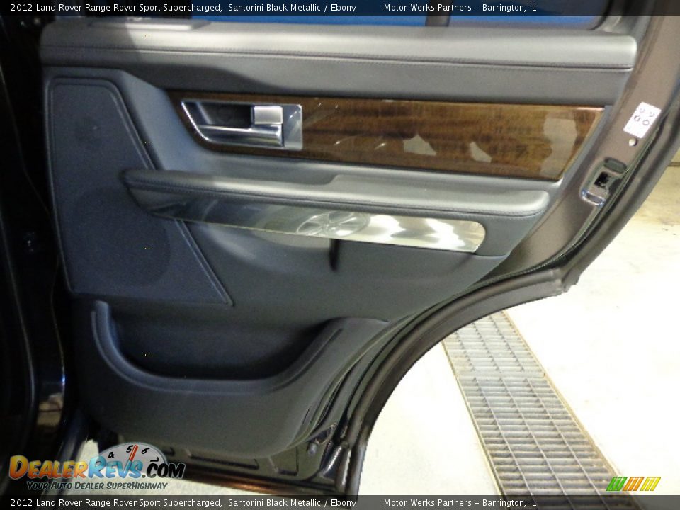 2012 Land Rover Range Rover Sport Supercharged Santorini Black Metallic / Ebony Photo #27