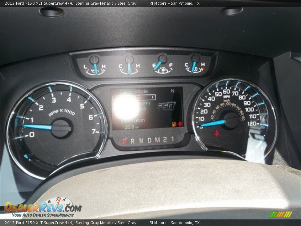2013 Ford F150 XLT SuperCrew 4x4 Sterling Gray Metallic / Steel Gray Photo #12
