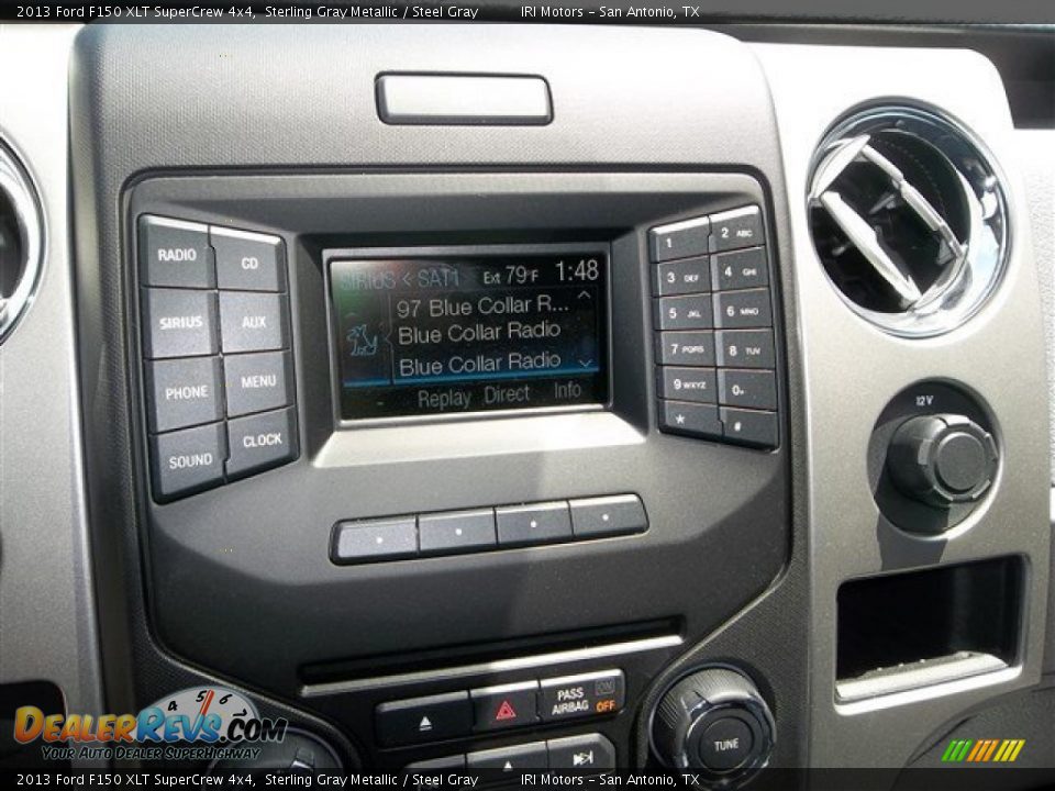 2013 Ford F150 XLT SuperCrew 4x4 Sterling Gray Metallic / Steel Gray Photo #14