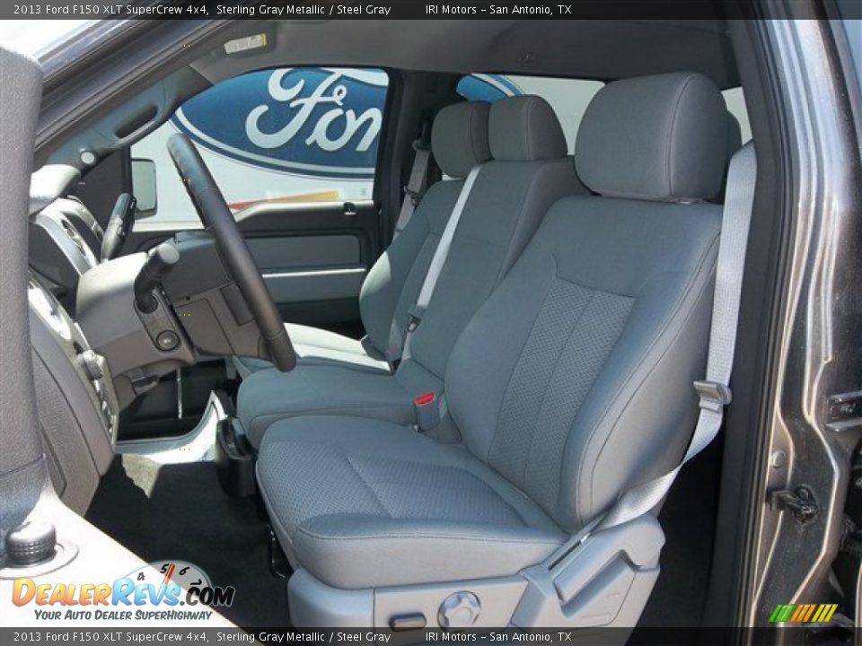 2013 Ford F150 XLT SuperCrew 4x4 Sterling Gray Metallic / Steel Gray Photo #16