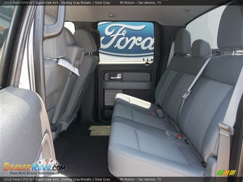 2013 Ford F150 XLT SuperCrew 4x4 Sterling Gray Metallic / Steel Gray Photo #17