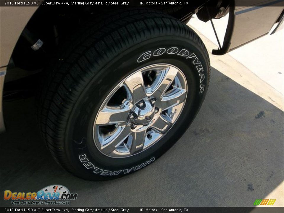2013 Ford F150 XLT SuperCrew 4x4 Sterling Gray Metallic / Steel Gray Photo #18