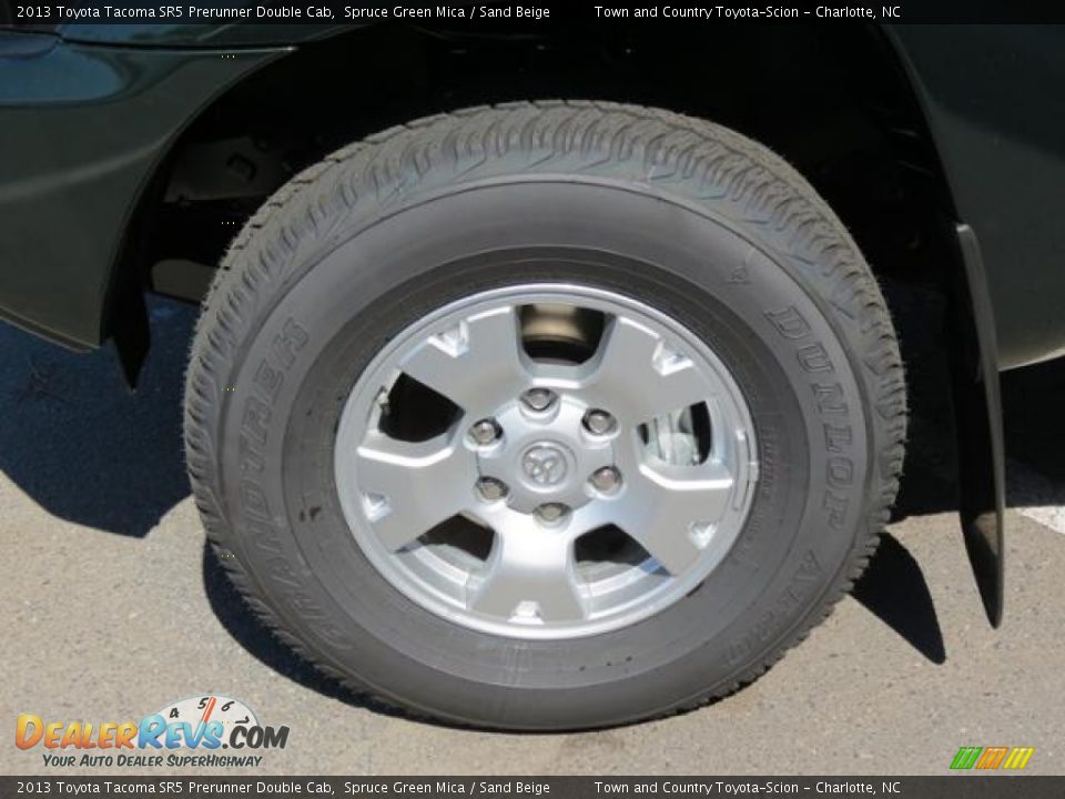 2013 Toyota Tacoma SR5 Prerunner Double Cab Spruce Green Mica / Sand Beige Photo #4