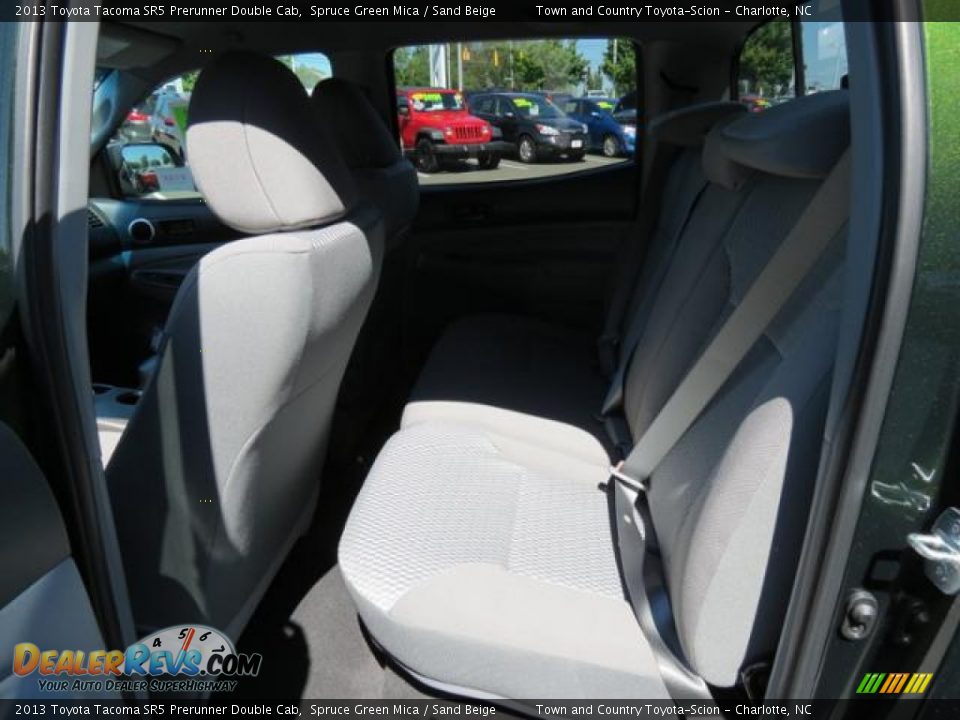 2013 Toyota Tacoma SR5 Prerunner Double Cab Spruce Green Mica / Sand Beige Photo #7