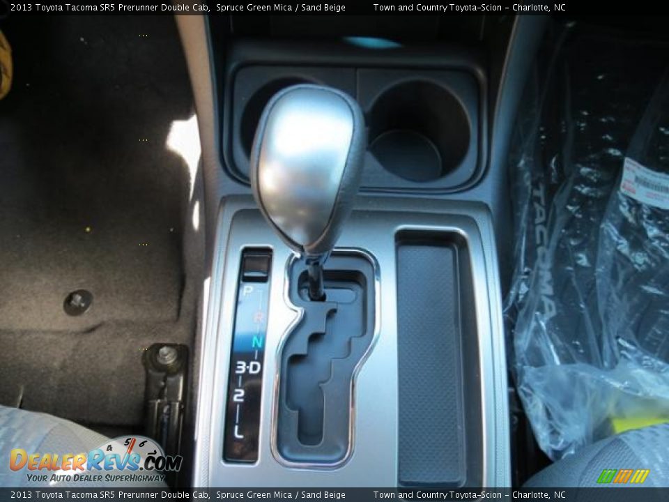 2013 Toyota Tacoma SR5 Prerunner Double Cab Spruce Green Mica / Sand Beige Photo #16