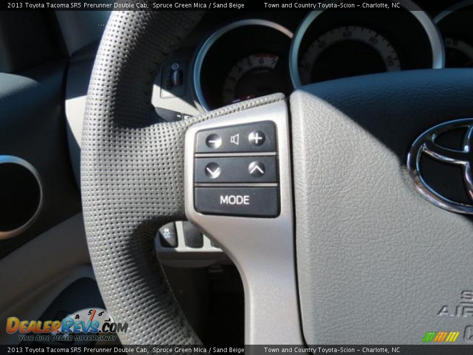 2013 Toyota Tacoma SR5 Prerunner Double Cab Spruce Green Mica / Sand Beige Photo #17