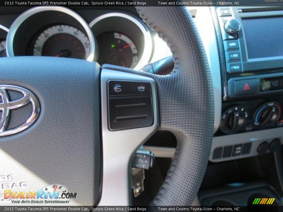 2013 Toyota Tacoma SR5 Prerunner Double Cab Spruce Green Mica / Sand Beige Photo #18