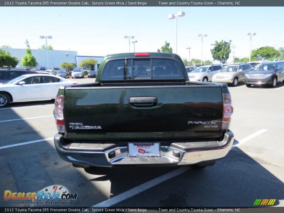 2013 Toyota Tacoma SR5 Prerunner Double Cab Spruce Green Mica / Sand Beige Photo #22