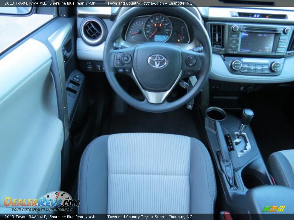 2013 Toyota RAV4 XLE Shoreline Blue Pearl / Ash Photo #6