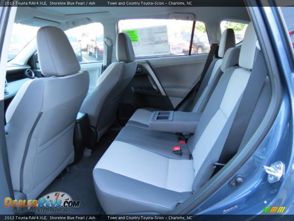 2013 Toyota RAV4 XLE Shoreline Blue Pearl / Ash Photo #7