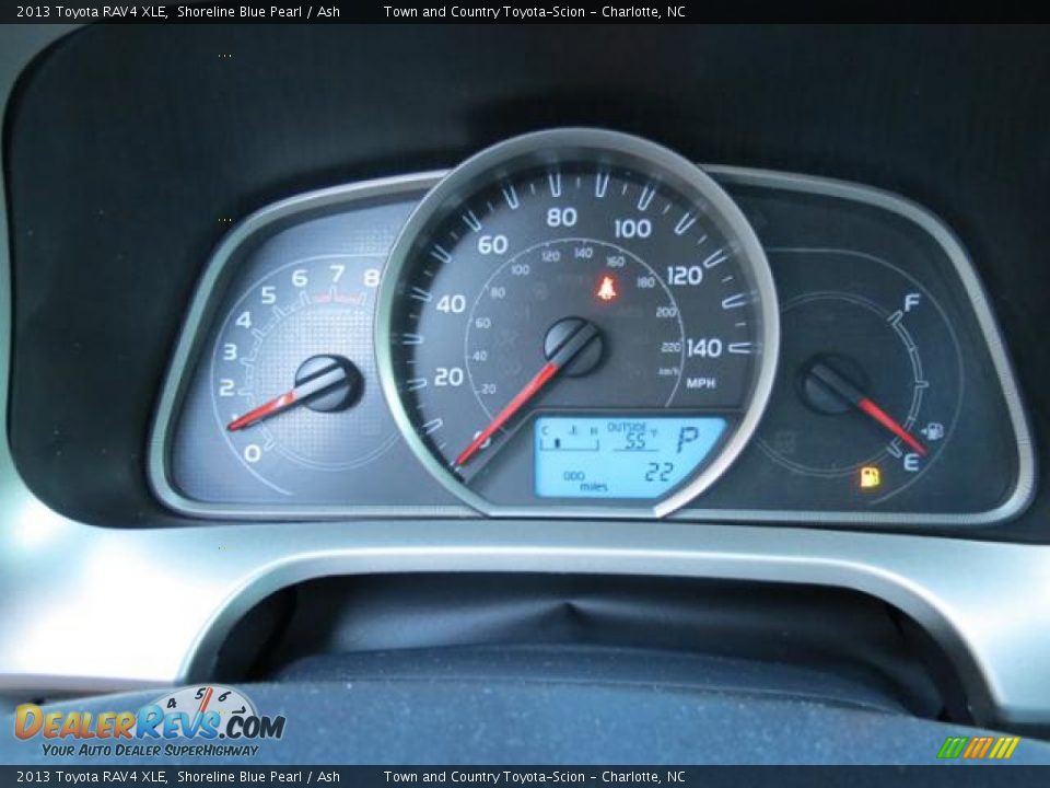 2013 Toyota RAV4 XLE Shoreline Blue Pearl / Ash Photo #13