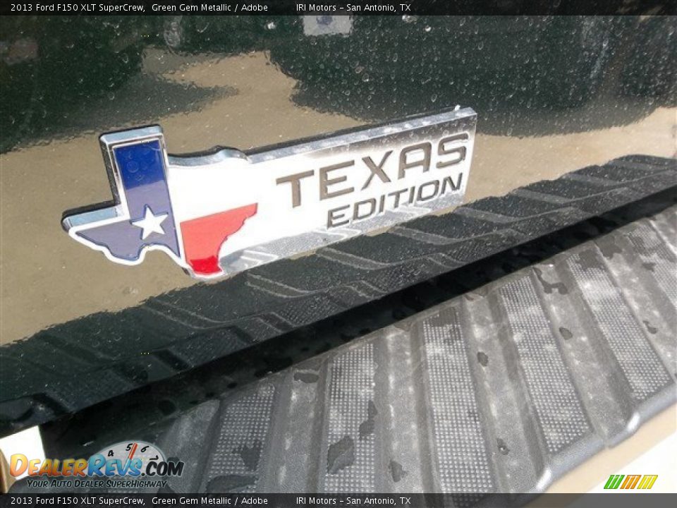 2013 Ford F150 XLT SuperCrew Green Gem Metallic / Adobe Photo #6