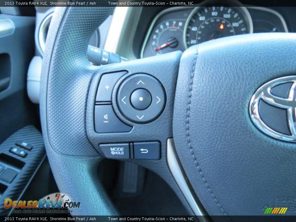 2013 Toyota RAV4 XLE Shoreline Blue Pearl / Ash Photo #17