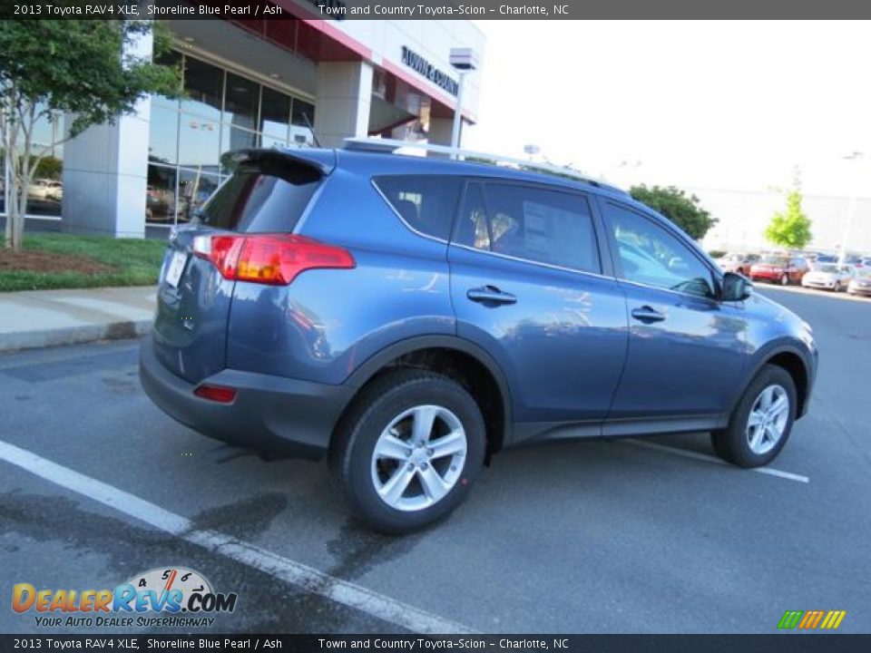 2013 Toyota RAV4 XLE Shoreline Blue Pearl / Ash Photo #22