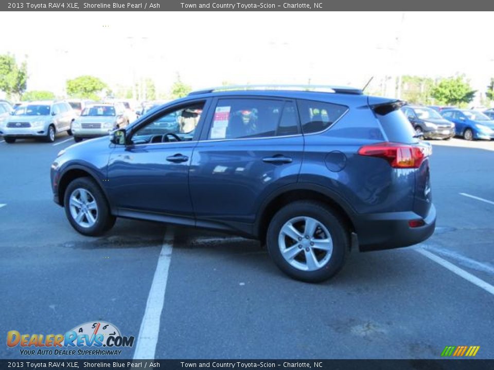2013 Toyota RAV4 XLE Shoreline Blue Pearl / Ash Photo #24