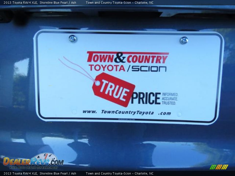 2013 Toyota RAV4 XLE Shoreline Blue Pearl / Ash Photo #26