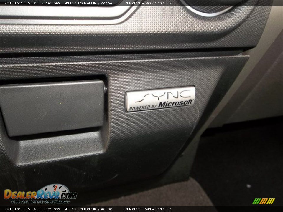 2013 Ford F150 XLT SuperCrew Green Gem Metallic / Adobe Photo #17