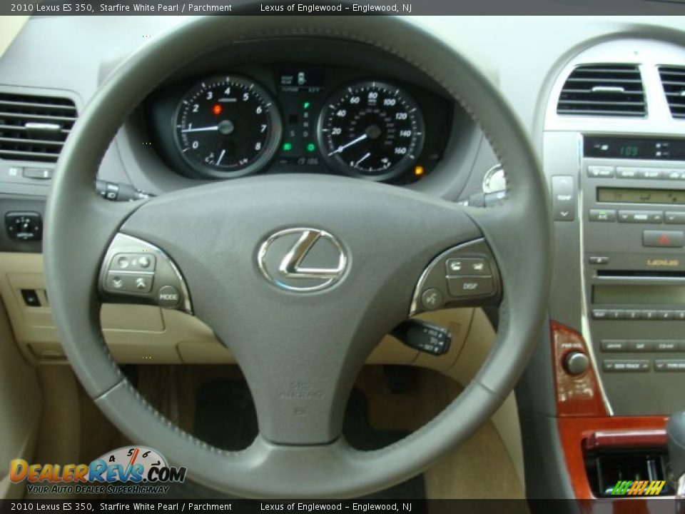 2010 Lexus ES 350 Starfire White Pearl / Parchment Photo #13