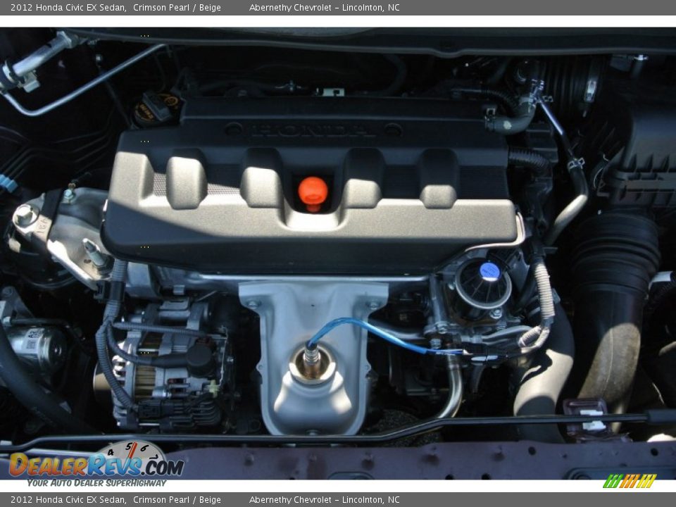 2012 Honda Civic EX Sedan Crimson Pearl / Beige Photo #20