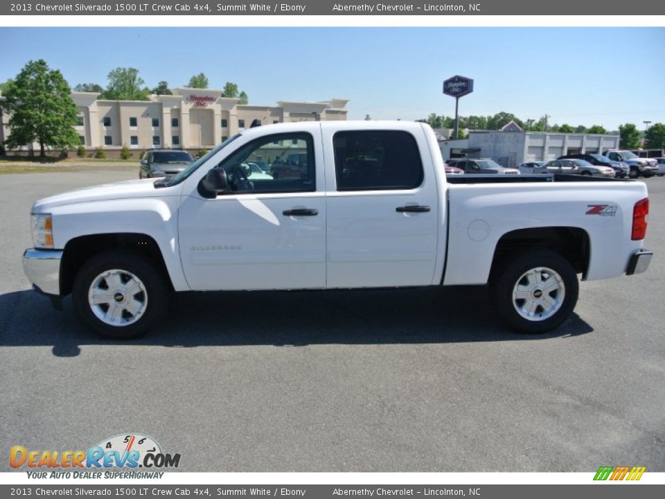 2013 Chevrolet Silverado 1500 LT Crew Cab 4x4 Summit White / Ebony Photo #3