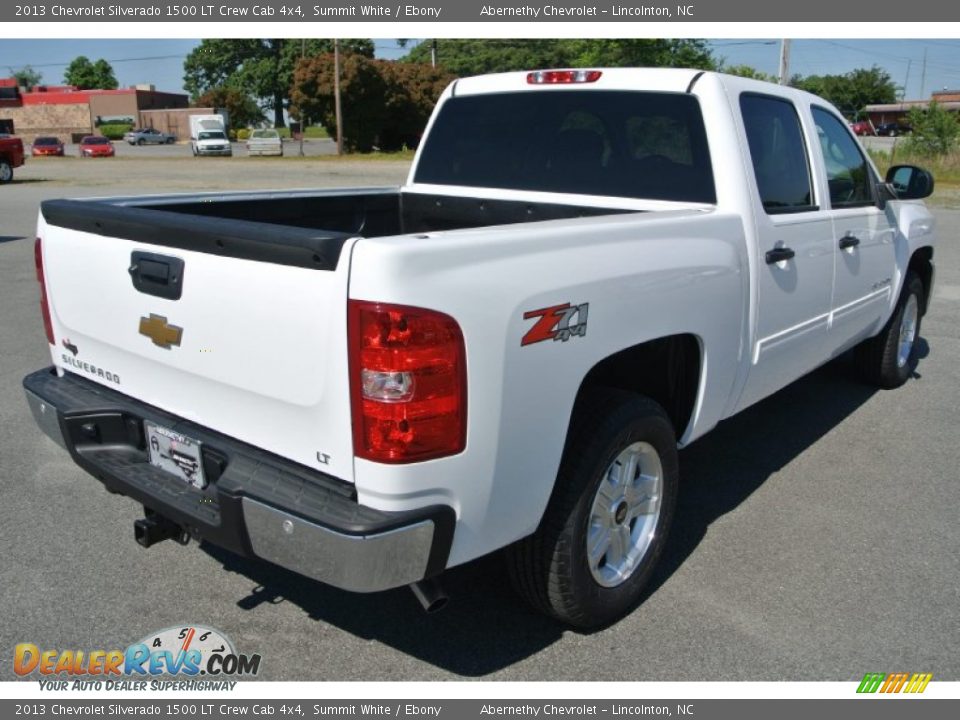 2013 Chevrolet Silverado 1500 LT Crew Cab 4x4 Summit White / Ebony Photo #5