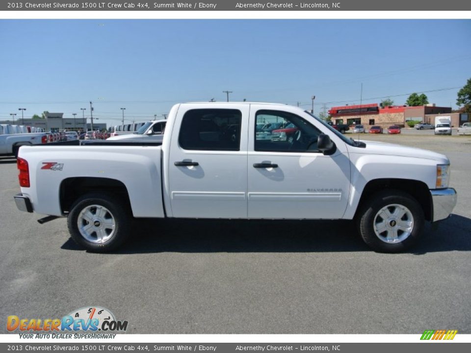 Summit White 2013 Chevrolet Silverado 1500 LT Crew Cab 4x4 Photo #6