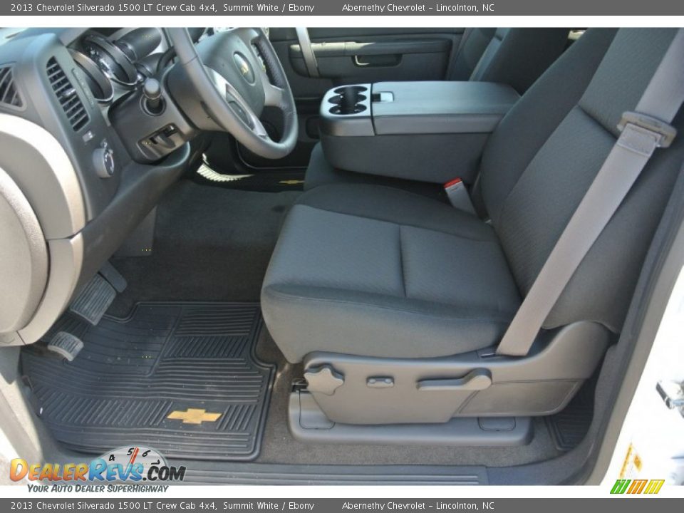 2013 Chevrolet Silverado 1500 LT Crew Cab 4x4 Summit White / Ebony Photo #8