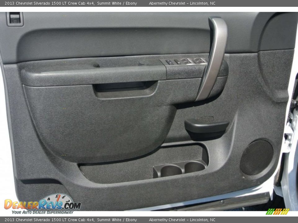 2013 Chevrolet Silverado 1500 LT Crew Cab 4x4 Summit White / Ebony Photo #9