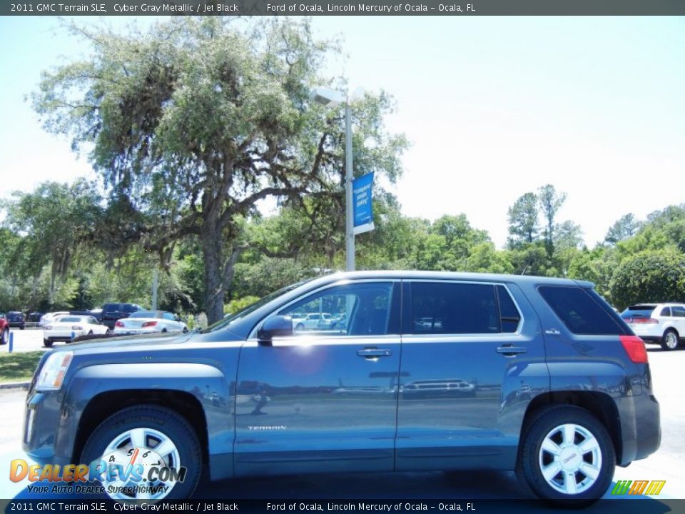 2011 GMC Terrain SLE Cyber Gray Metallic / Jet Black Photo #2