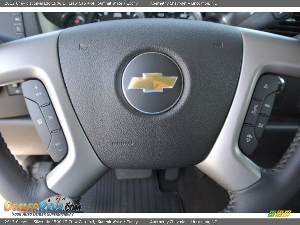 2013 Chevrolet Silverado 1500 LT Crew Cab 4x4 Summit White / Ebony Photo #13