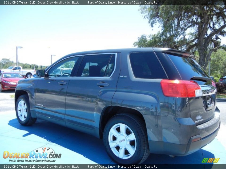 2011 GMC Terrain SLE Cyber Gray Metallic / Jet Black Photo #3