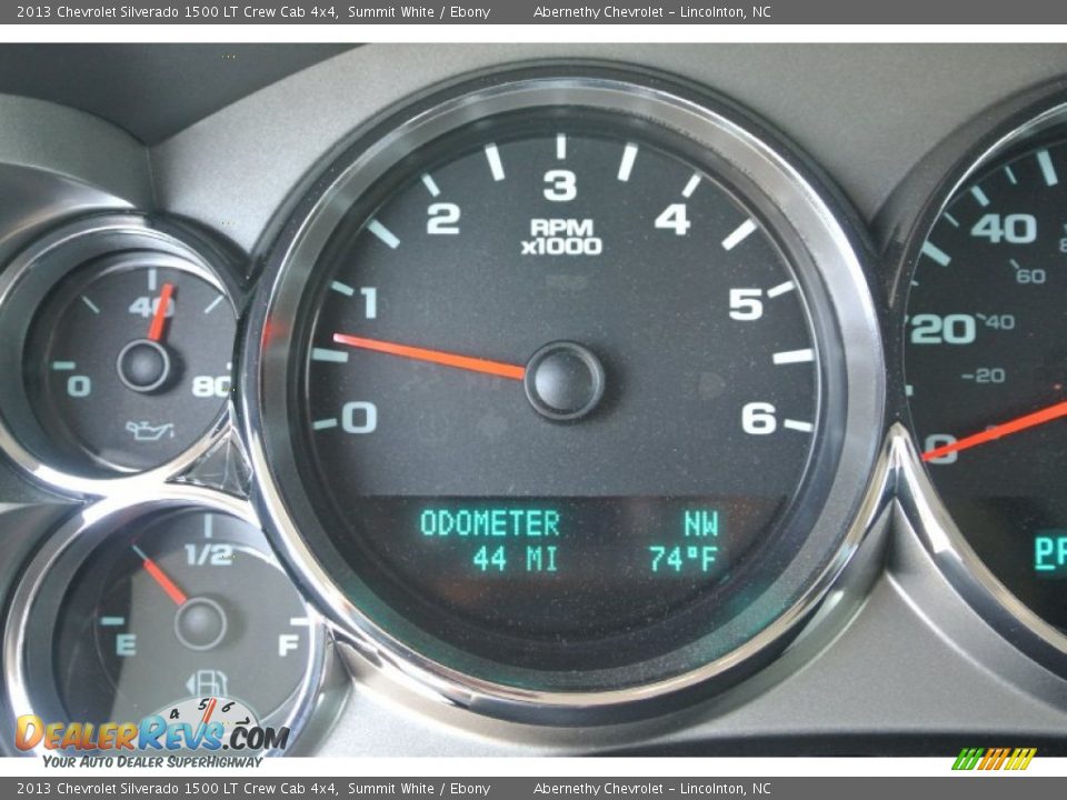2013 Chevrolet Silverado 1500 LT Crew Cab 4x4 Summit White / Ebony Photo #14