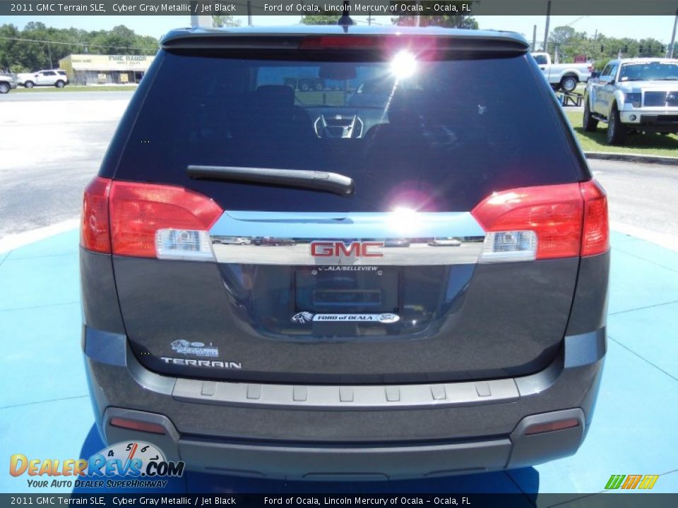 2011 GMC Terrain SLE Cyber Gray Metallic / Jet Black Photo #4