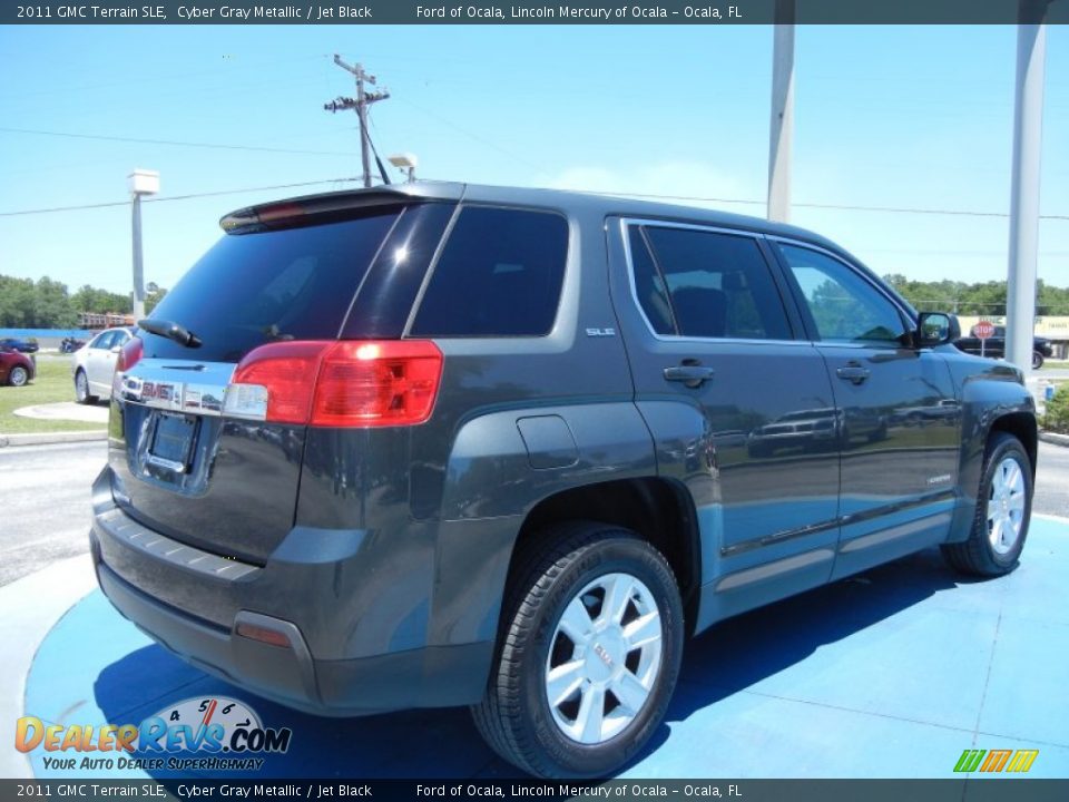 2011 GMC Terrain SLE Cyber Gray Metallic / Jet Black Photo #5
