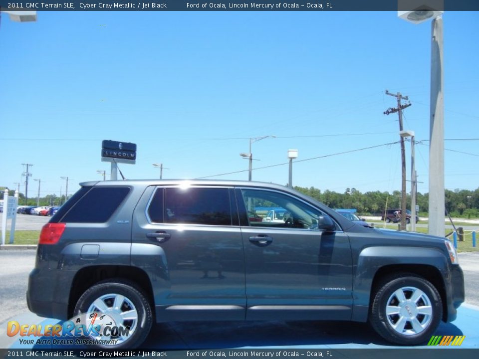 2011 GMC Terrain SLE Cyber Gray Metallic / Jet Black Photo #6