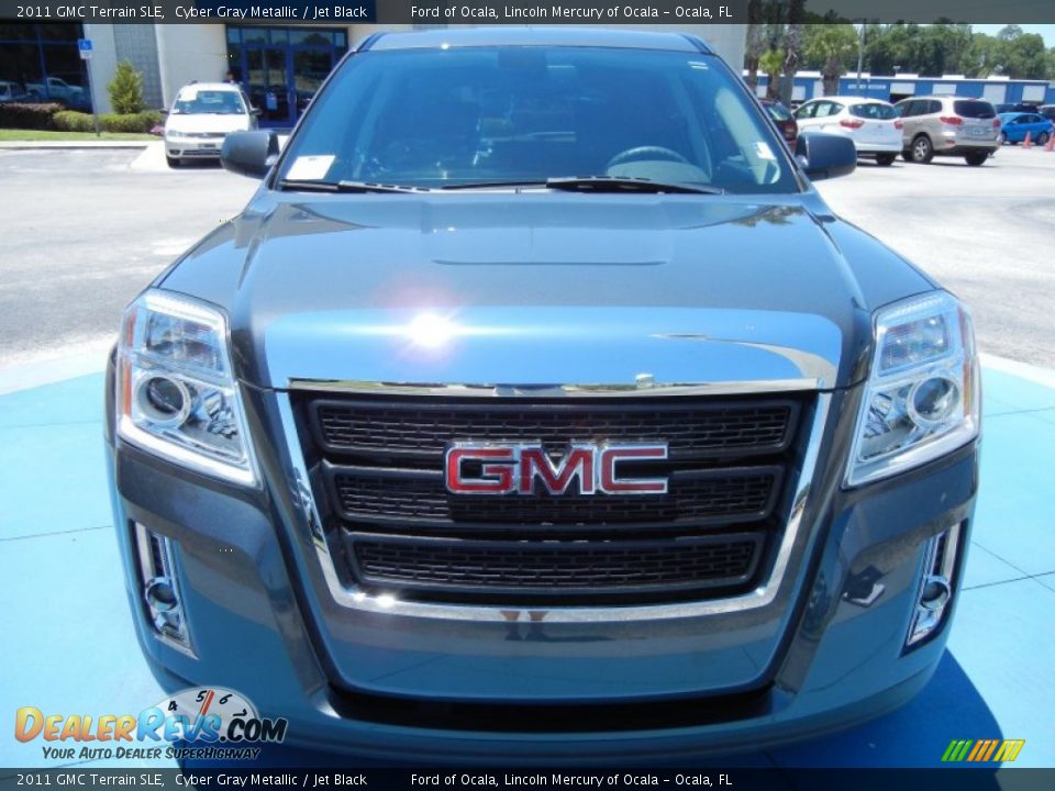 2011 GMC Terrain SLE Cyber Gray Metallic / Jet Black Photo #8
