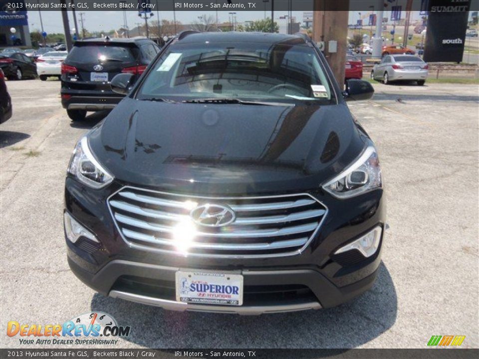 2013 Hyundai Santa Fe GLS Becketts Black / Gray Photo #2