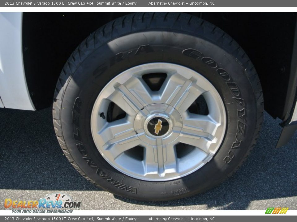 2013 Chevrolet Silverado 1500 LT Crew Cab 4x4 Summit White / Ebony Photo #19