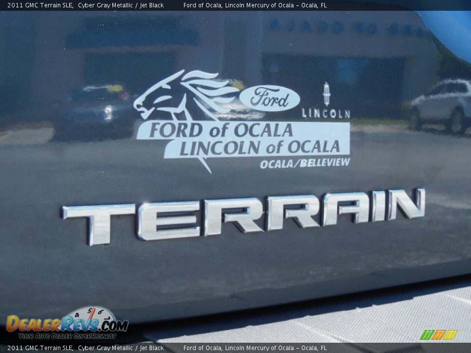 2011 GMC Terrain SLE Cyber Gray Metallic / Jet Black Photo #9