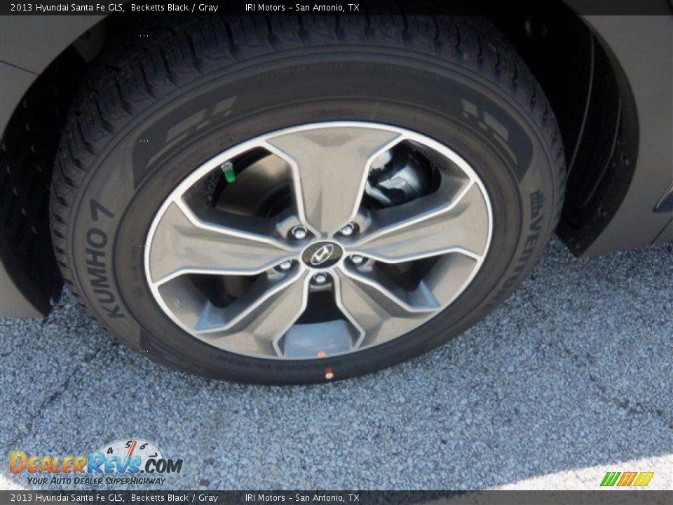 2013 Hyundai Santa Fe GLS Becketts Black / Gray Photo #3