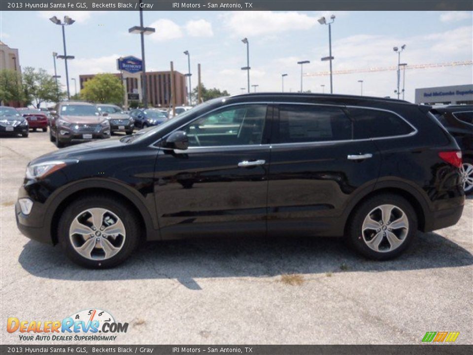 2013 Hyundai Santa Fe GLS Becketts Black / Gray Photo #4