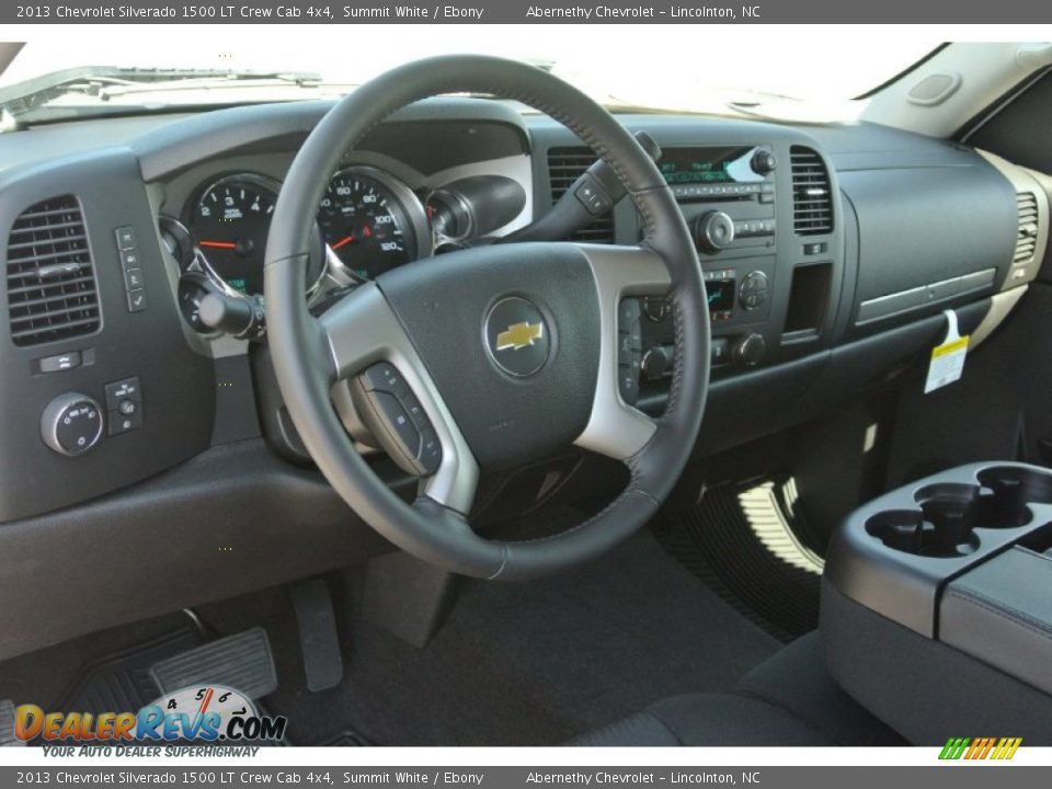 2013 Chevrolet Silverado 1500 LT Crew Cab 4x4 Summit White / Ebony Photo #21