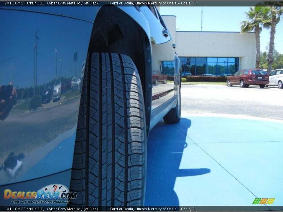 2011 GMC Terrain SLE Cyber Gray Metallic / Jet Black Photo #12
