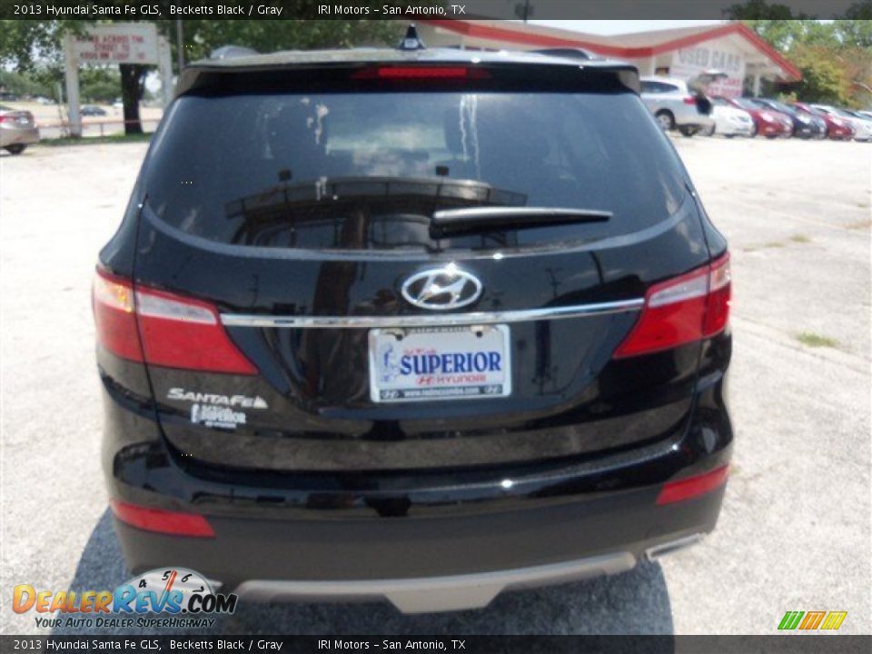 2013 Hyundai Santa Fe GLS Becketts Black / Gray Photo #6