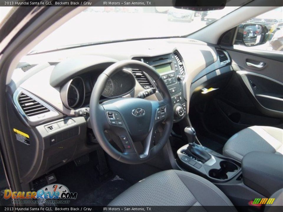 2013 Hyundai Santa Fe GLS Becketts Black / Gray Photo #8