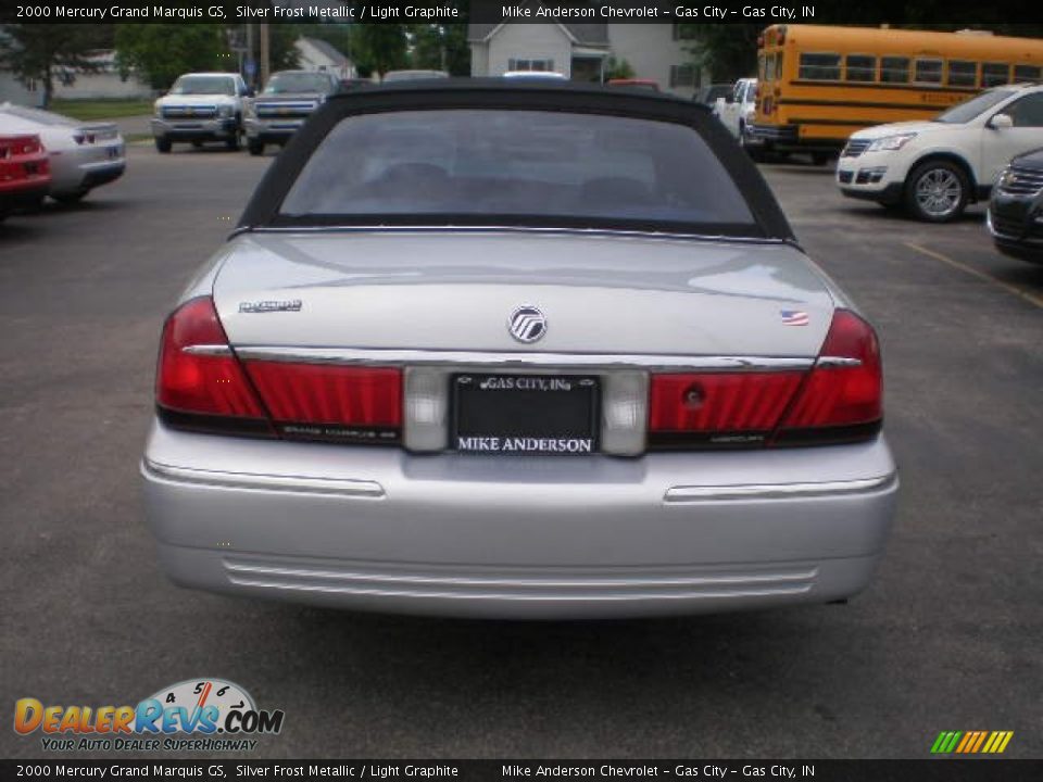 2000 Mercury Grand Marquis GS Silver Frost Metallic / Light Graphite Photo #2