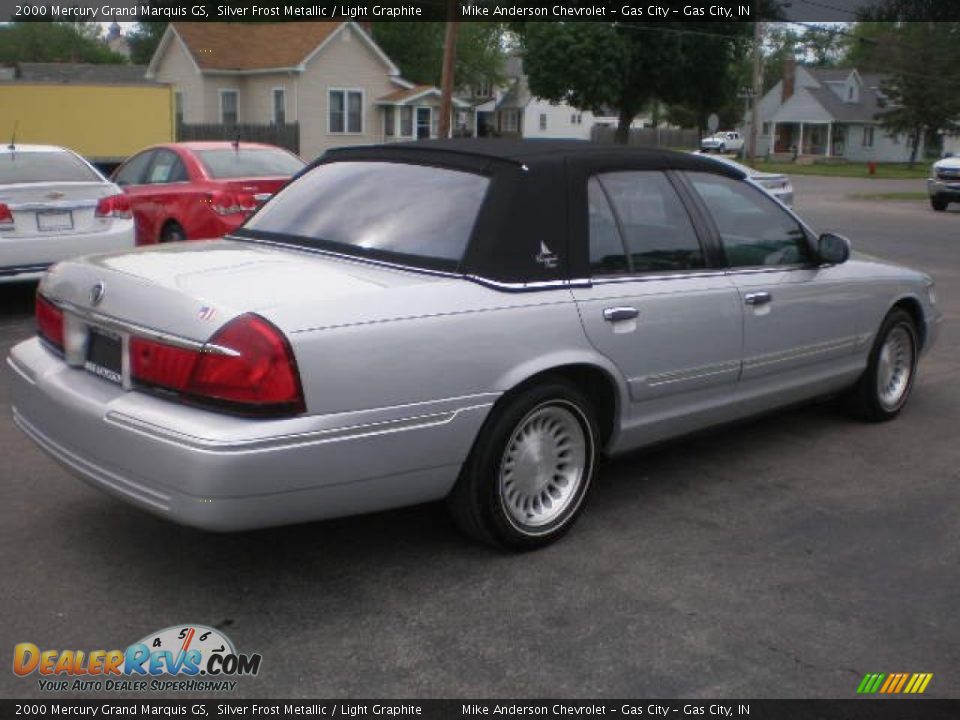 2000 Mercury Grand Marquis GS Silver Frost Metallic / Light Graphite Photo #3