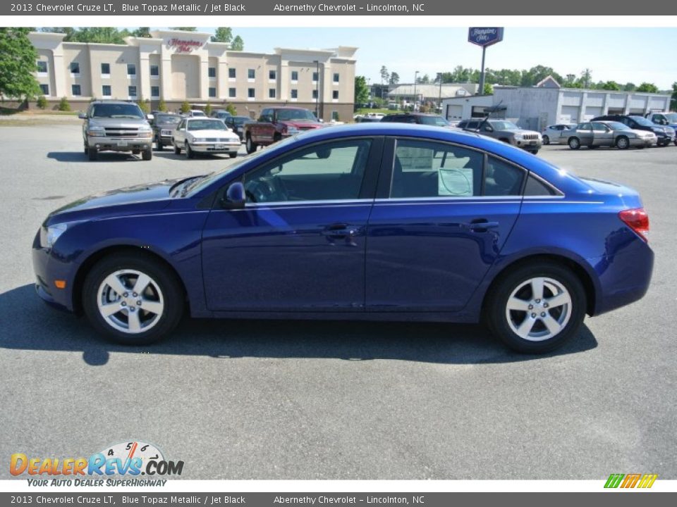 2013 Chevrolet Cruze LT Blue Topaz Metallic / Jet Black Photo #3