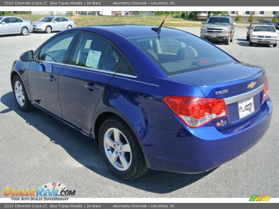 2013 Chevrolet Cruze LT Blue Topaz Metallic / Jet Black Photo #4